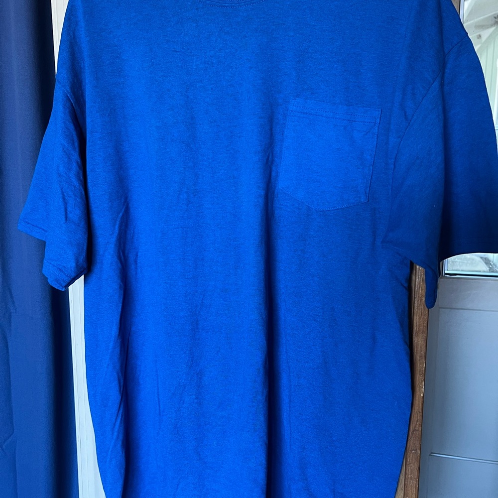 Men’s  Blue T-Shirt (qty 2- for one great price)